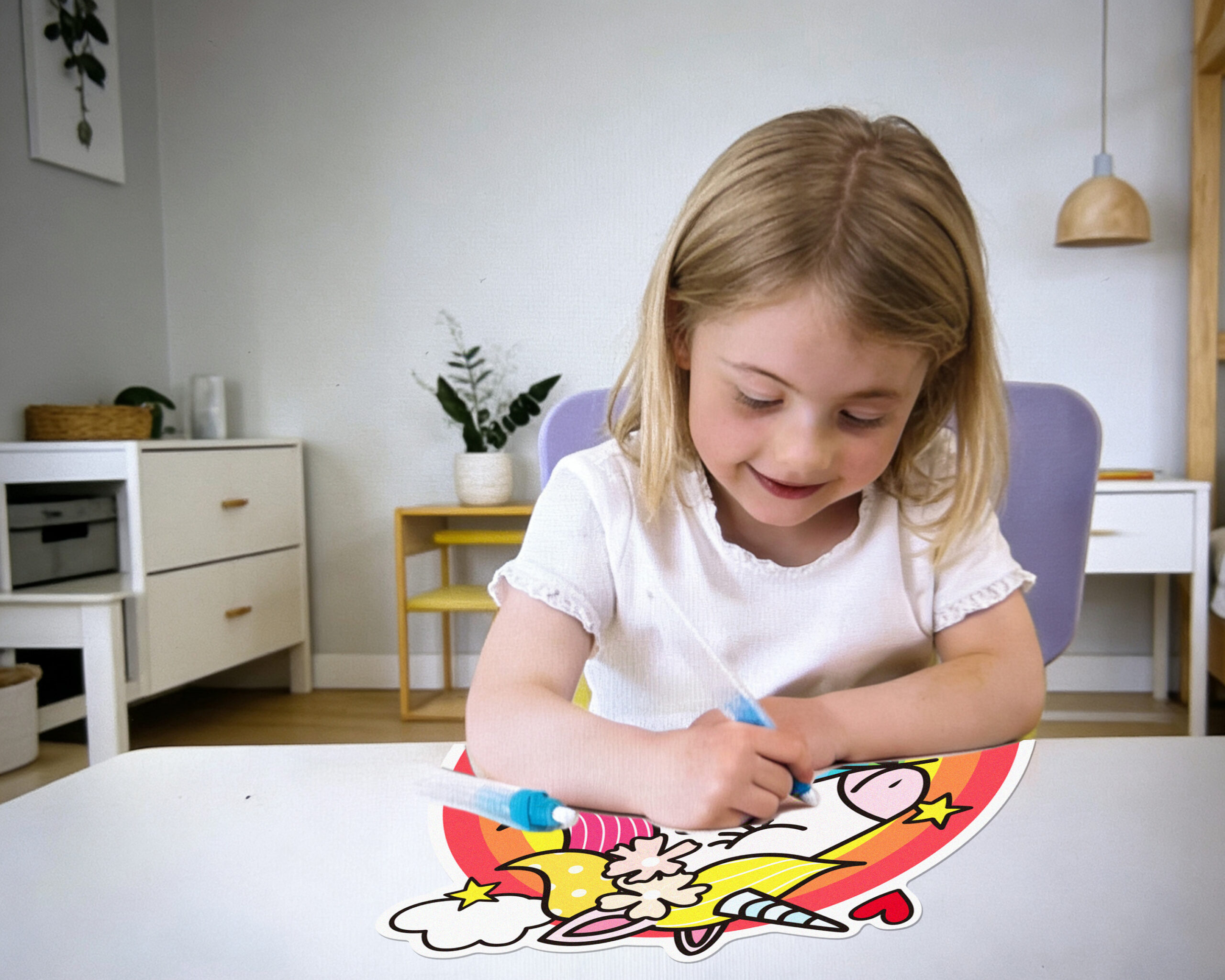 Magic Water Placemat-Unicorn-4 Magic Water Placemat-Unicorn - 图片 4