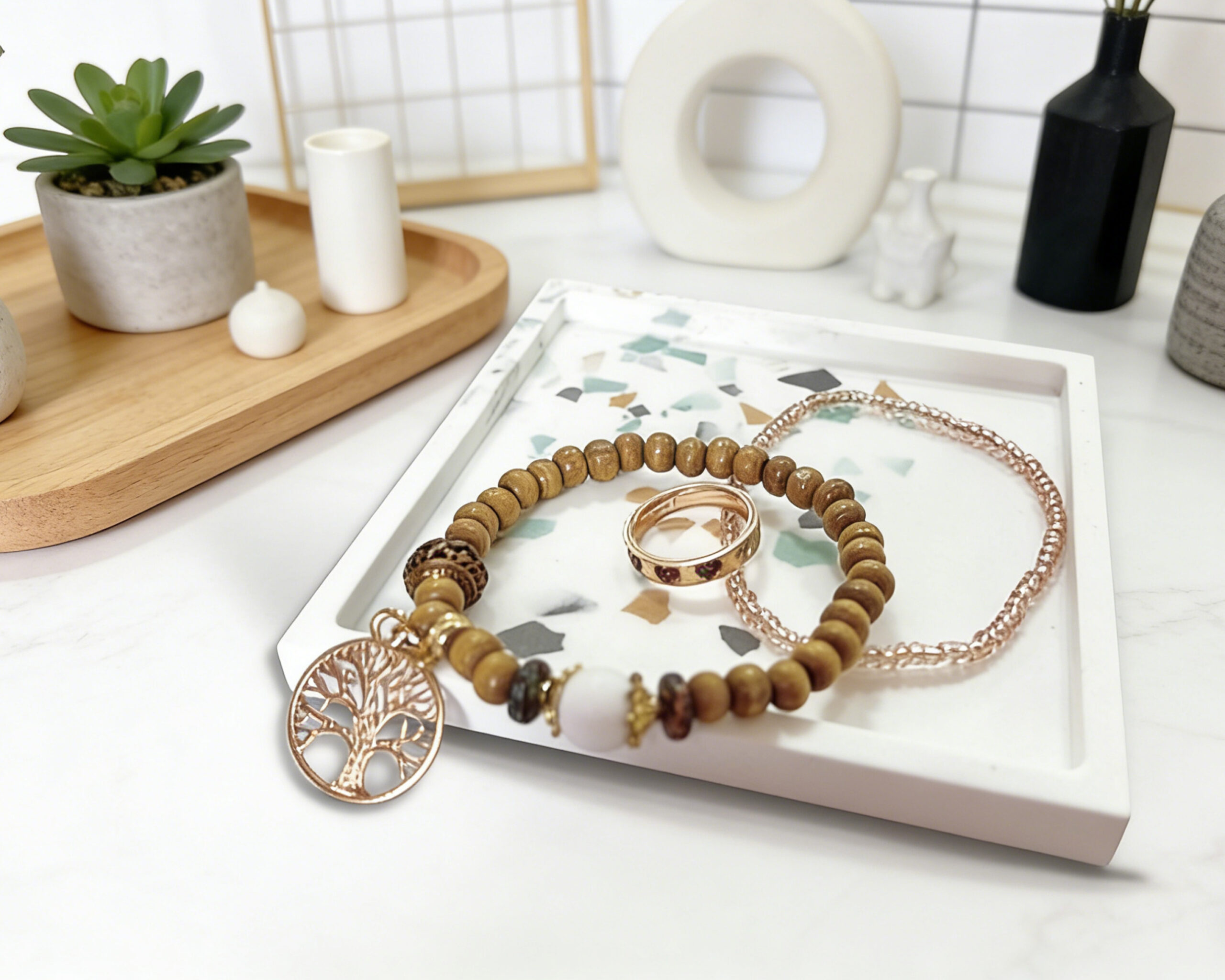 Trinket Tray-2 Make Your Own Trinket Tray-Square - 图片 3