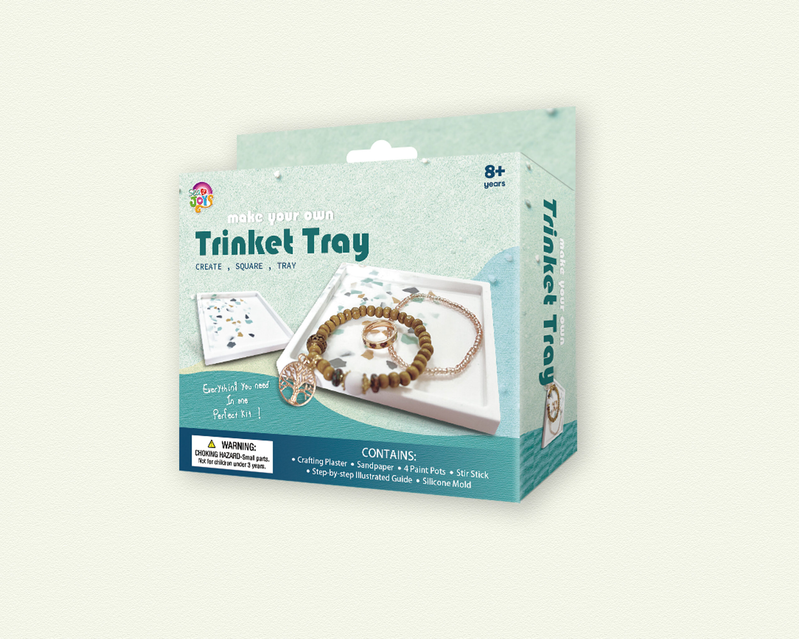 Trinket Tray-A Make Your Own Trinket Tray-Square