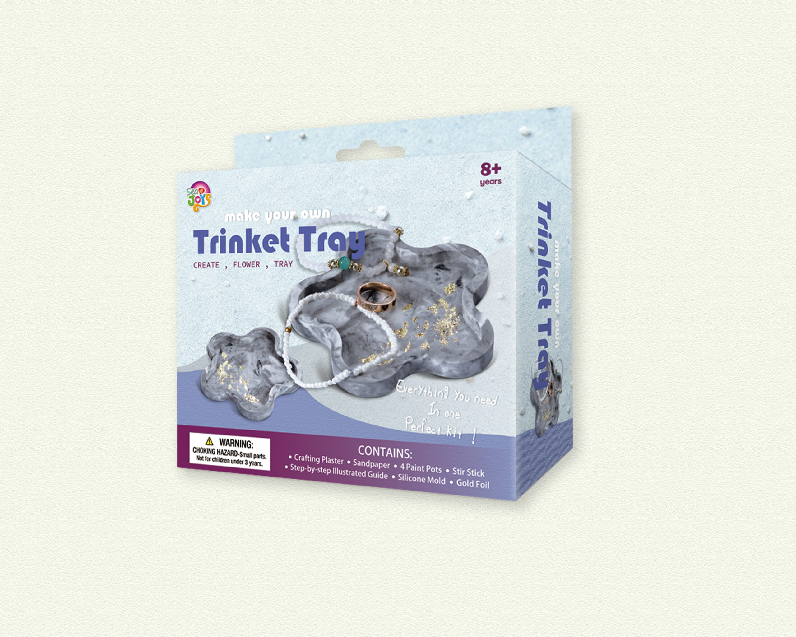 Trinket Tray-Flower Make Your Own Trinket Tray-Flower