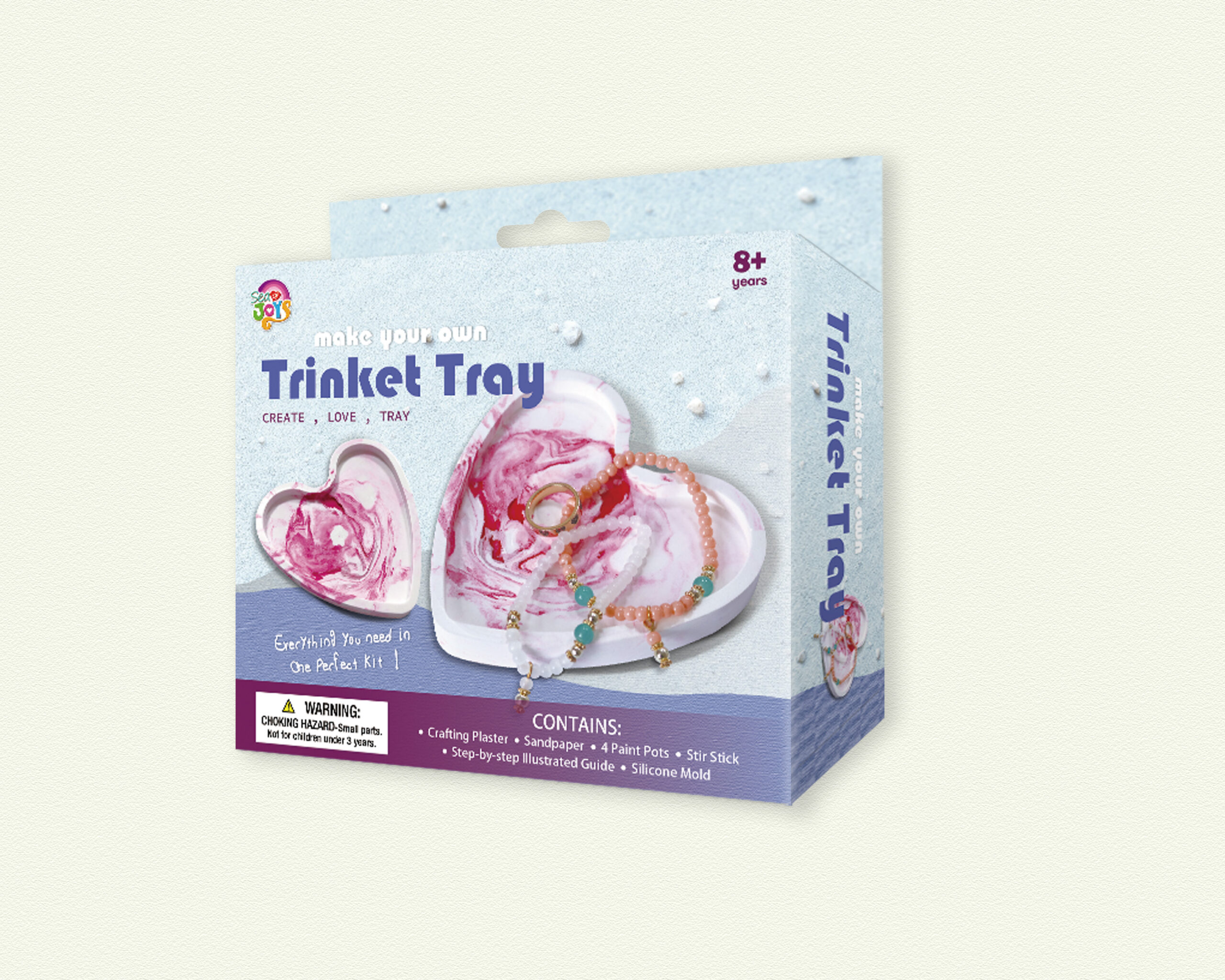 Trinket Tray-Heart Make Your Own Trinket Tray-Heart