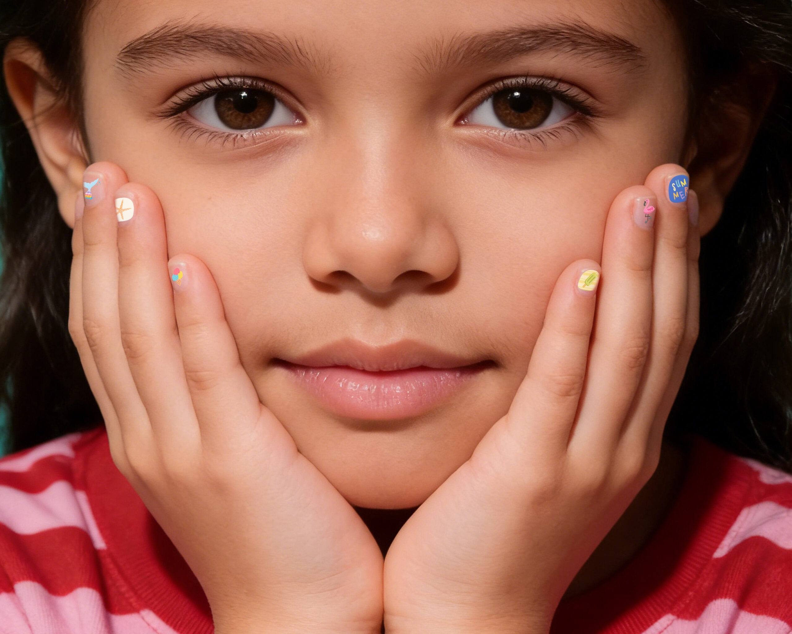 nail stickers-Summer-3 Kids Nail Stickers-Summer - 图片 3