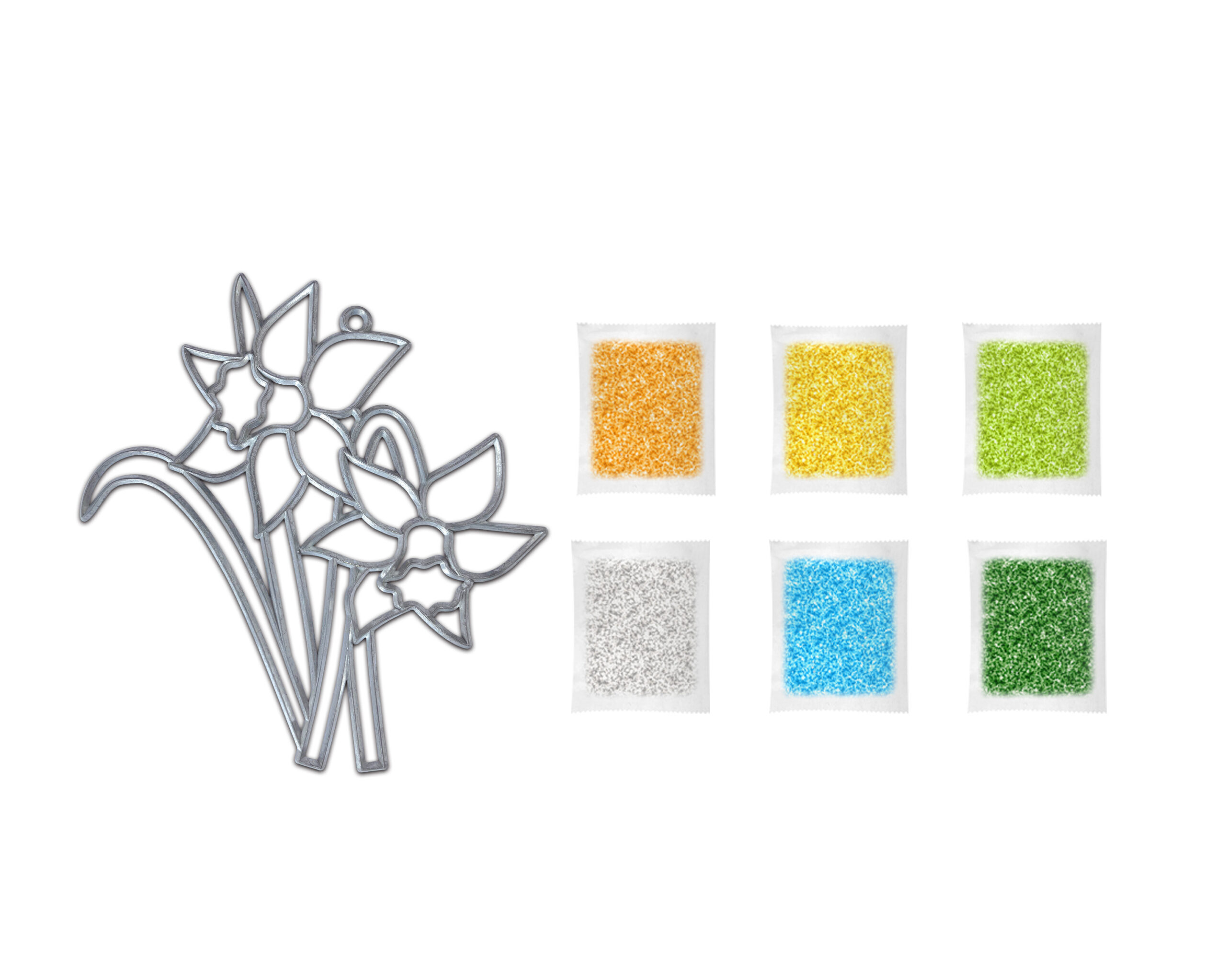 Easter Day-Daffodil-Oven Bakery DIY Suncatcher-Daffodil - 图片 2