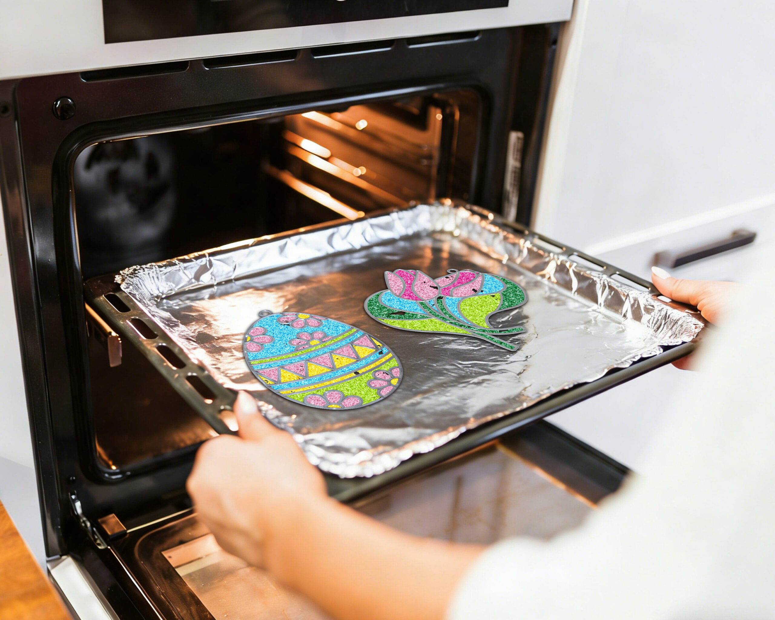 Easter Day-Oven Bakery DIY Suncatcher-Easter Egg - 图片 4
