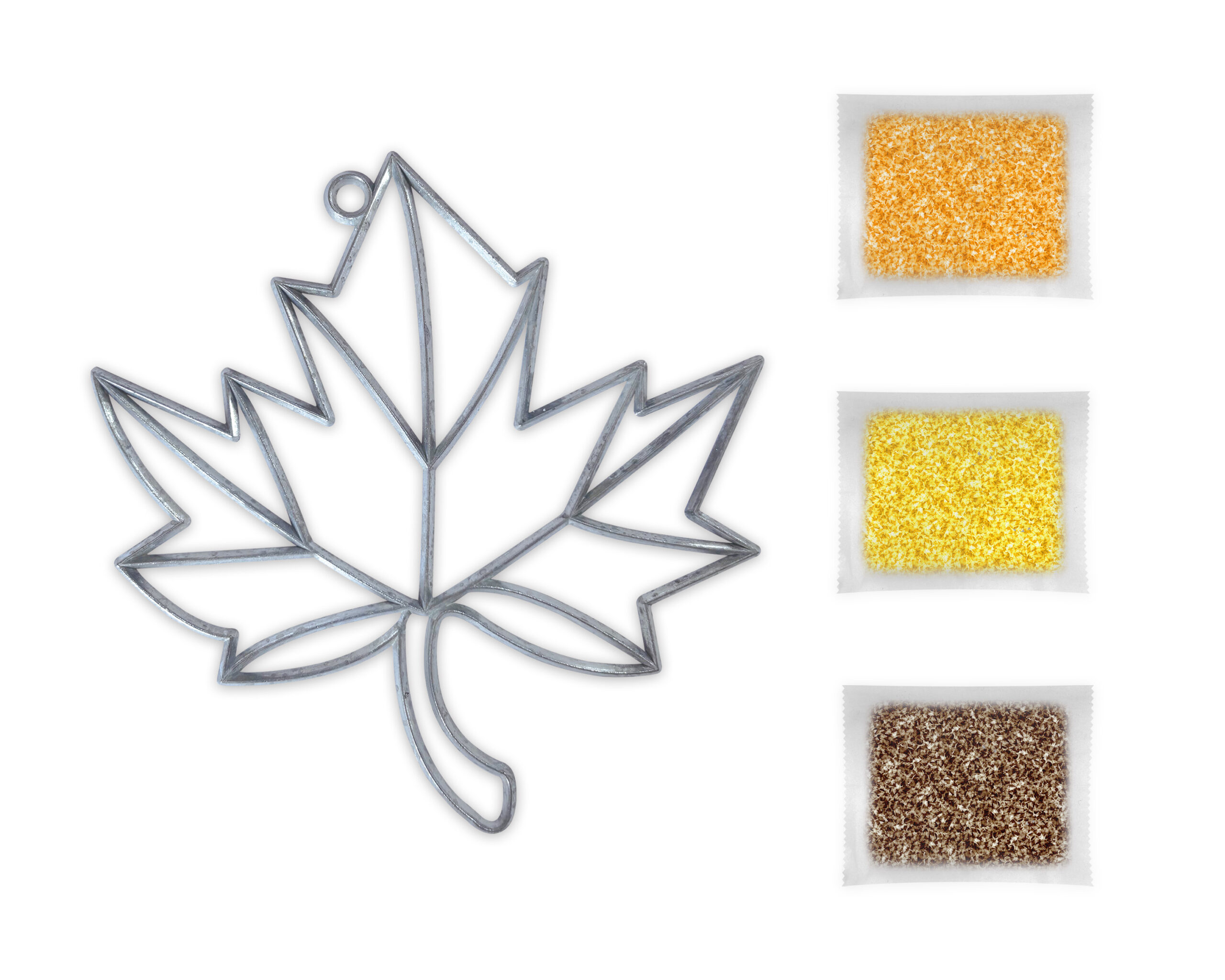 Harvest Festival-Leaf-components DIY Suncatcher-Harvest Maple Leaf - 图片 2