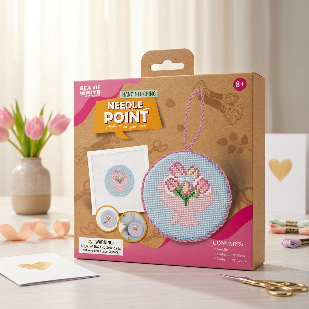 make your own needlepoint kit winter cabin (ๅคๅถ) make your own needlepoint kit winter cabin (ๅคๅถ)