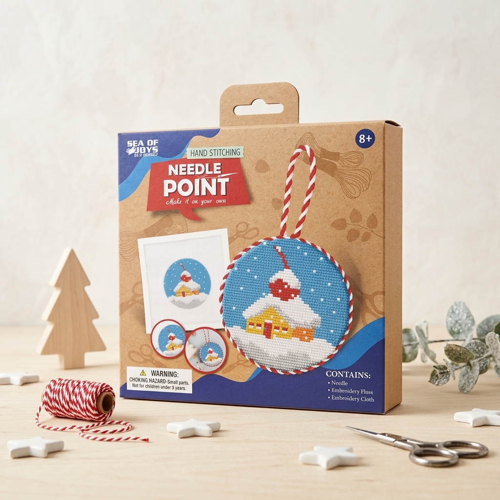 make your own needlepoint kit winter cabin make your own needlepoint kit winter cabin
