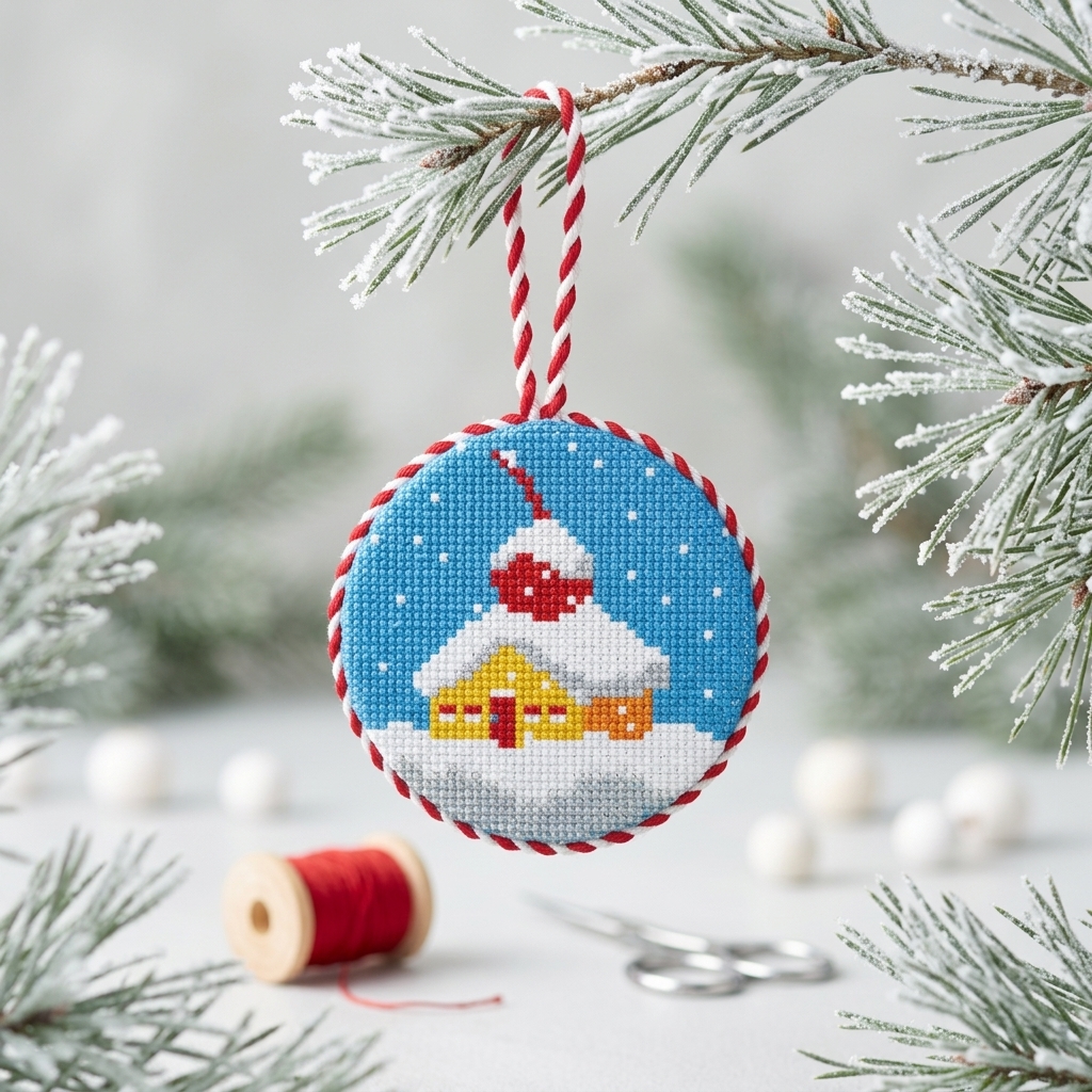 make your own needlepoint kit winter cabin make your own needlepoint kit winter cabin
