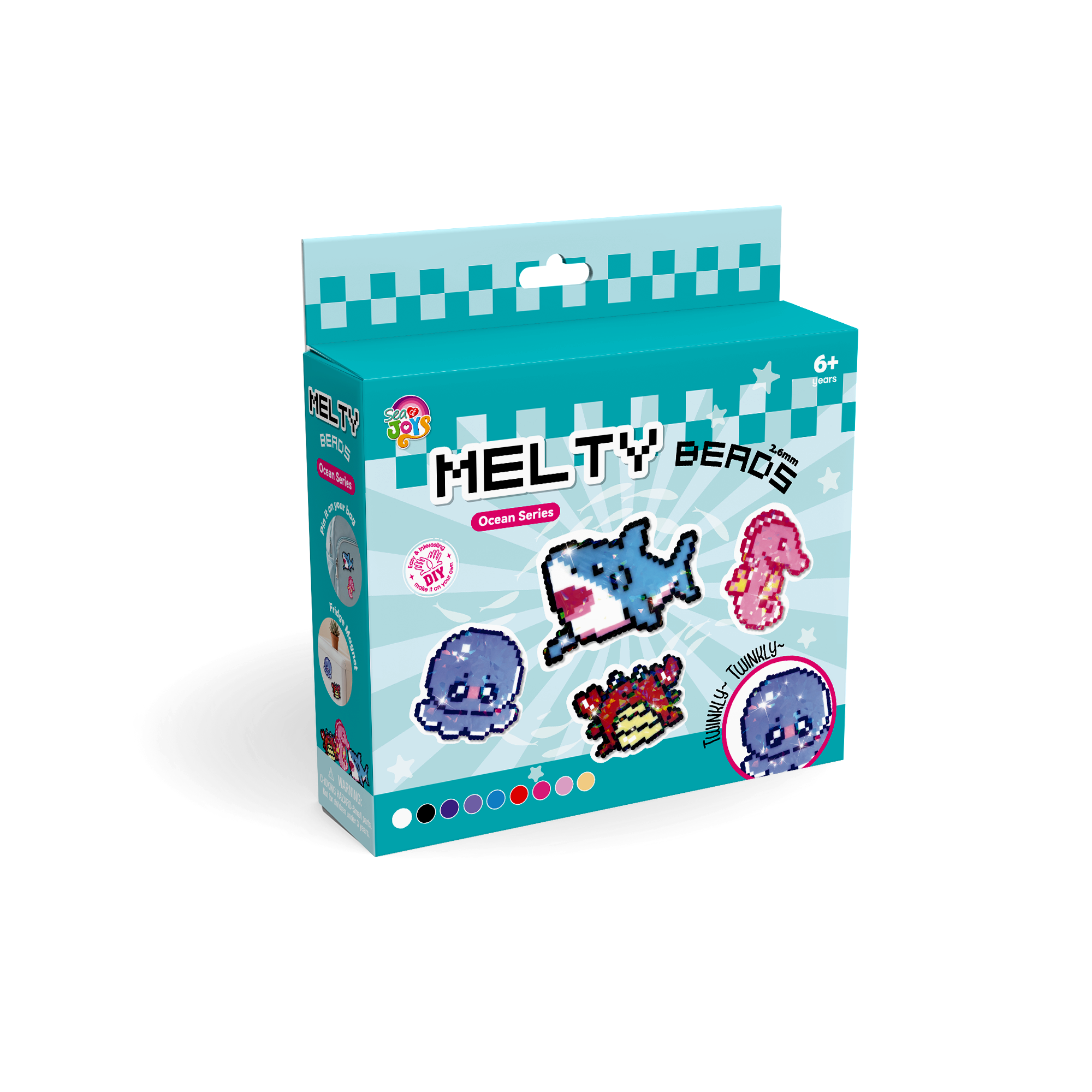 Ocean Animal 2.6mm Mini Fuse Bead Craft Kit